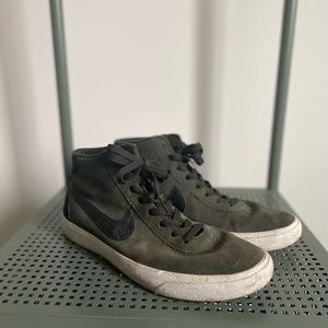 Green Suede Nike Mid Blazer Sneakers